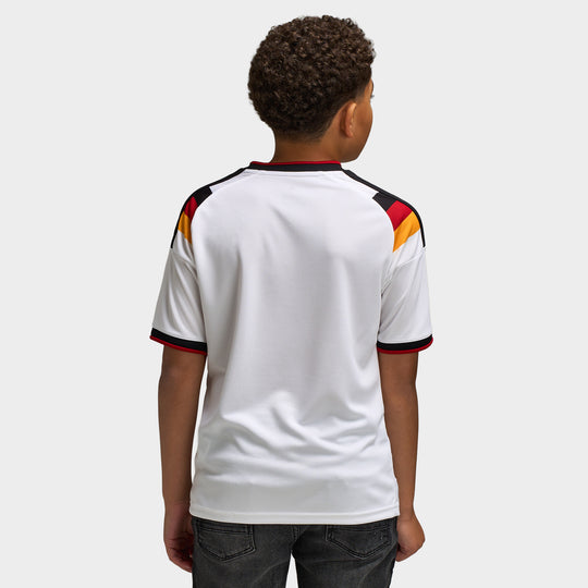 adidas Juniors' Germany Replica Home Jersey / White