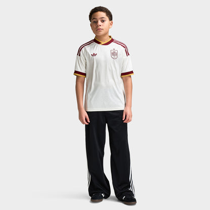 adidas Junior Maillot Extérieur Espagne Replica / Blanc