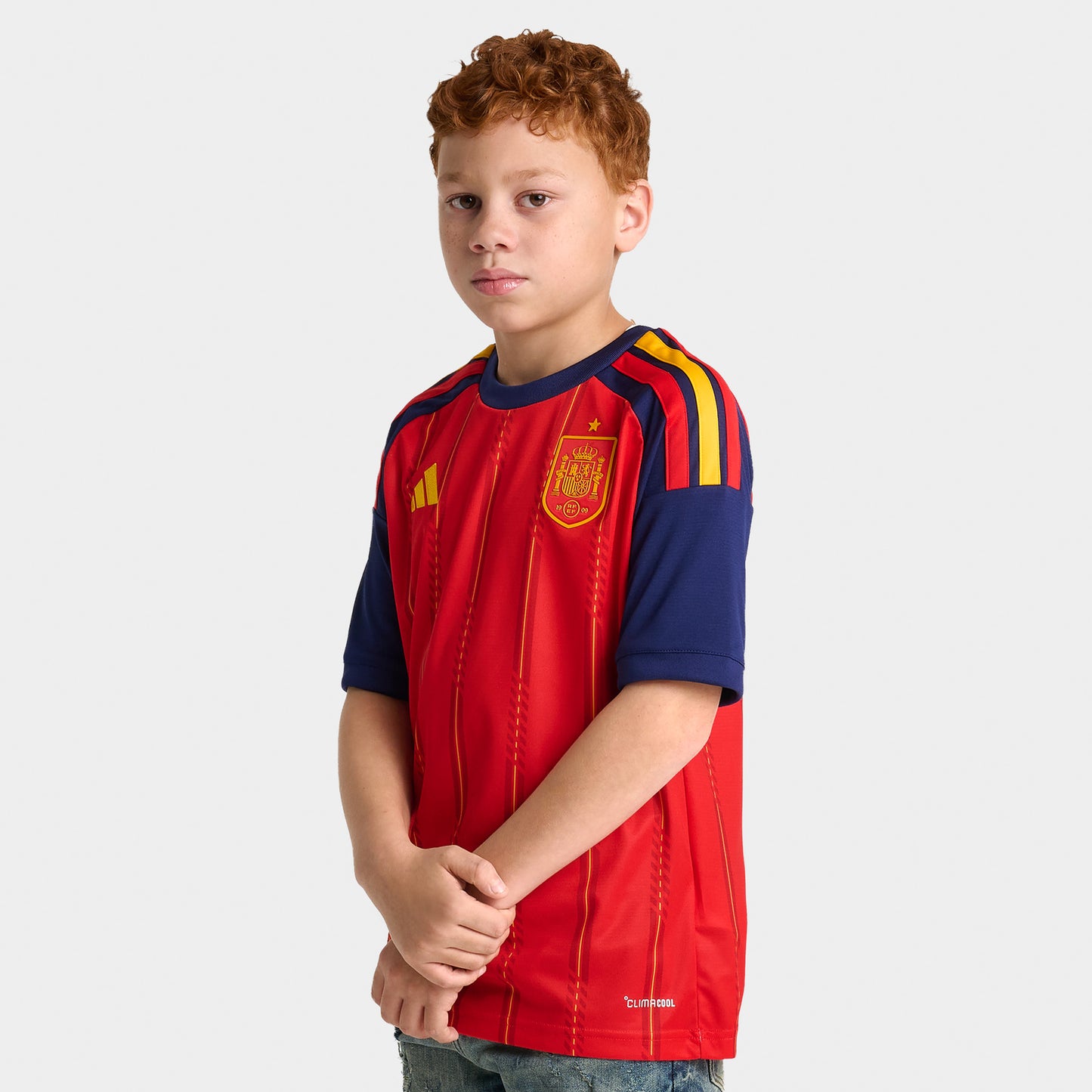 Adidas Juniors' Spain Replica Home Jersey / Red