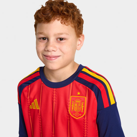 adidas Juniors' Spain Replica Home Jersey / Red
