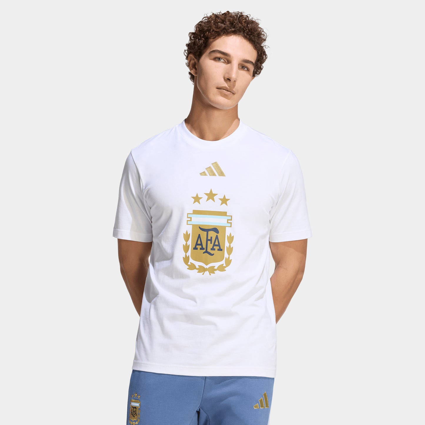 adidas Argentina DNA Graphic T-Shirt / White