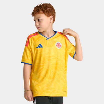 adidas Juniors' Colombia Replica Home Jersey / Yellow
