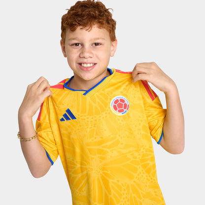 adidas Juniors' Colombia Replica Home Jersey / Yellow