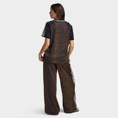 Adidas Women's Satin Football Jersey / Leopard