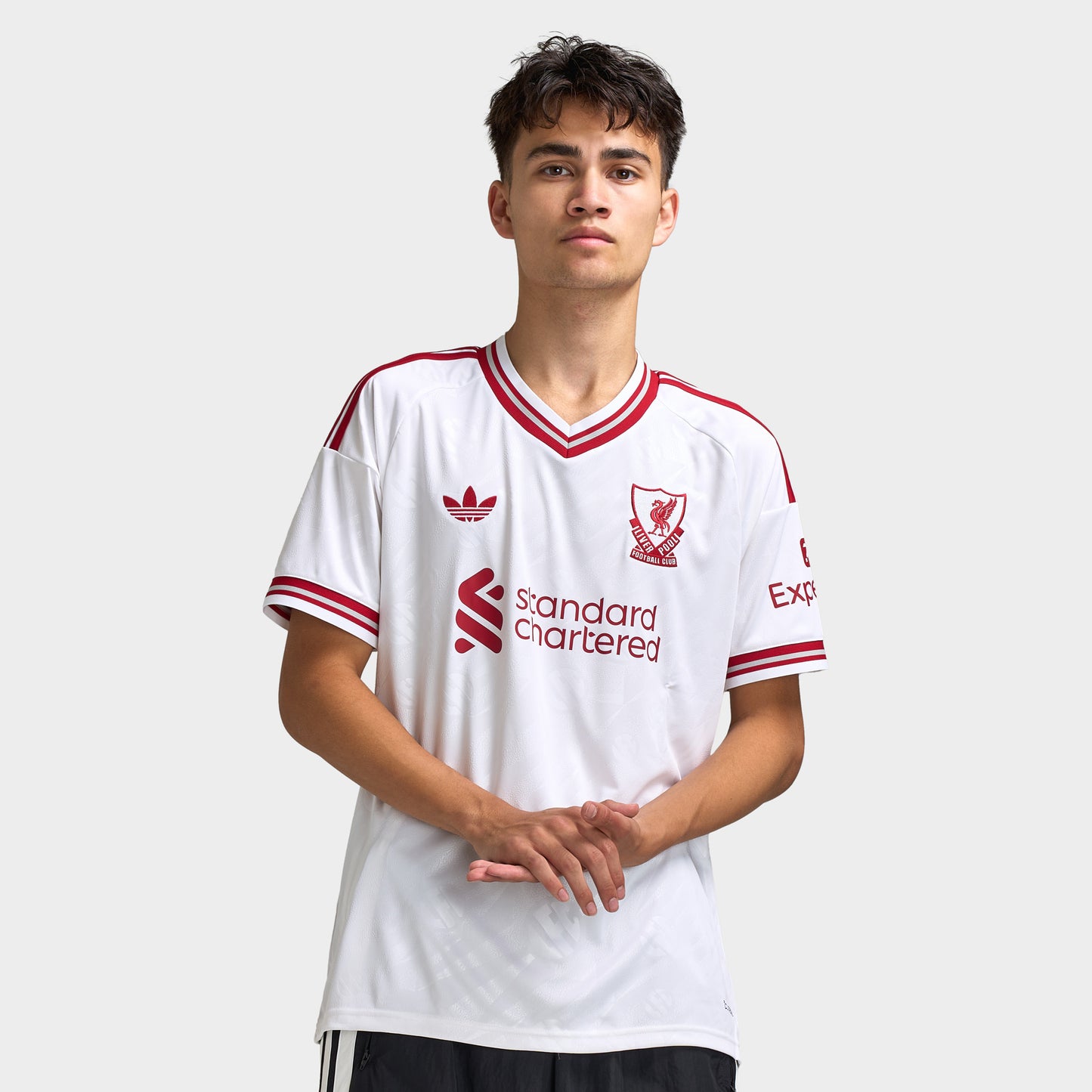 Maillot extérieur adidas Liverpool Blanc / Noir