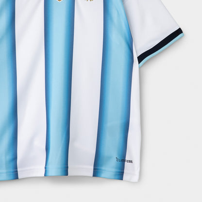 adidas Juniors' Argentina 26 Home Replica Messi Jersey Short Sleeve / White