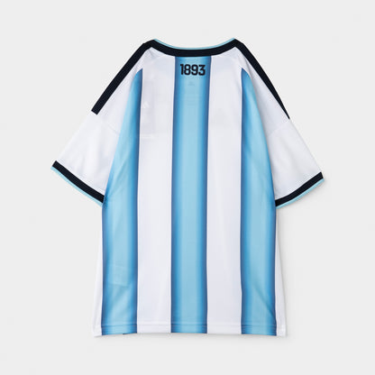 adidas Juniors' Argentina 26 Home Replica Messi Jersey Short Sleeve / White