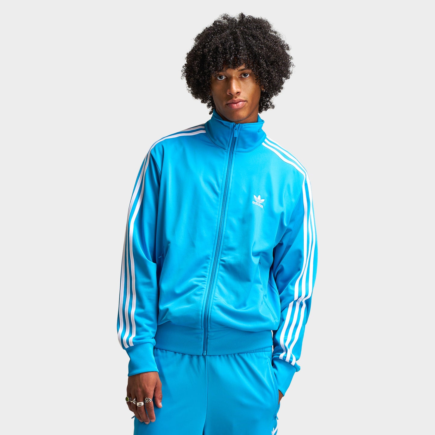 adidas Firebird Track Top / Sky Blue