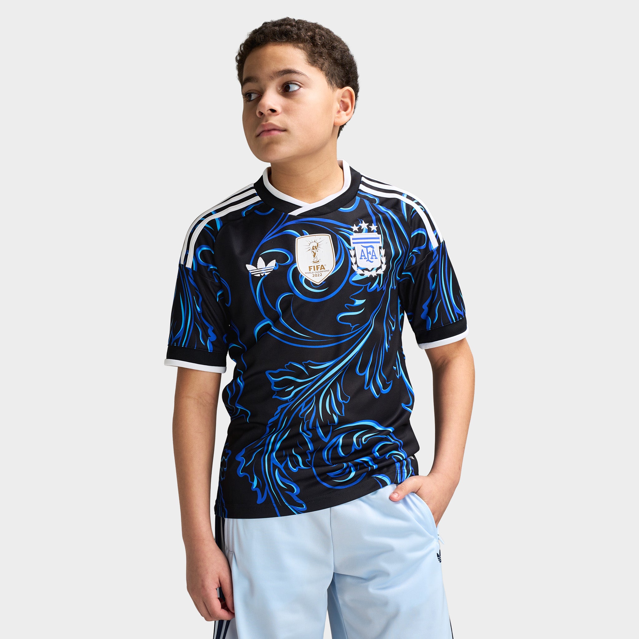 adidas Juniors' Argentina Replica Away Jersey / Black – JD Sports