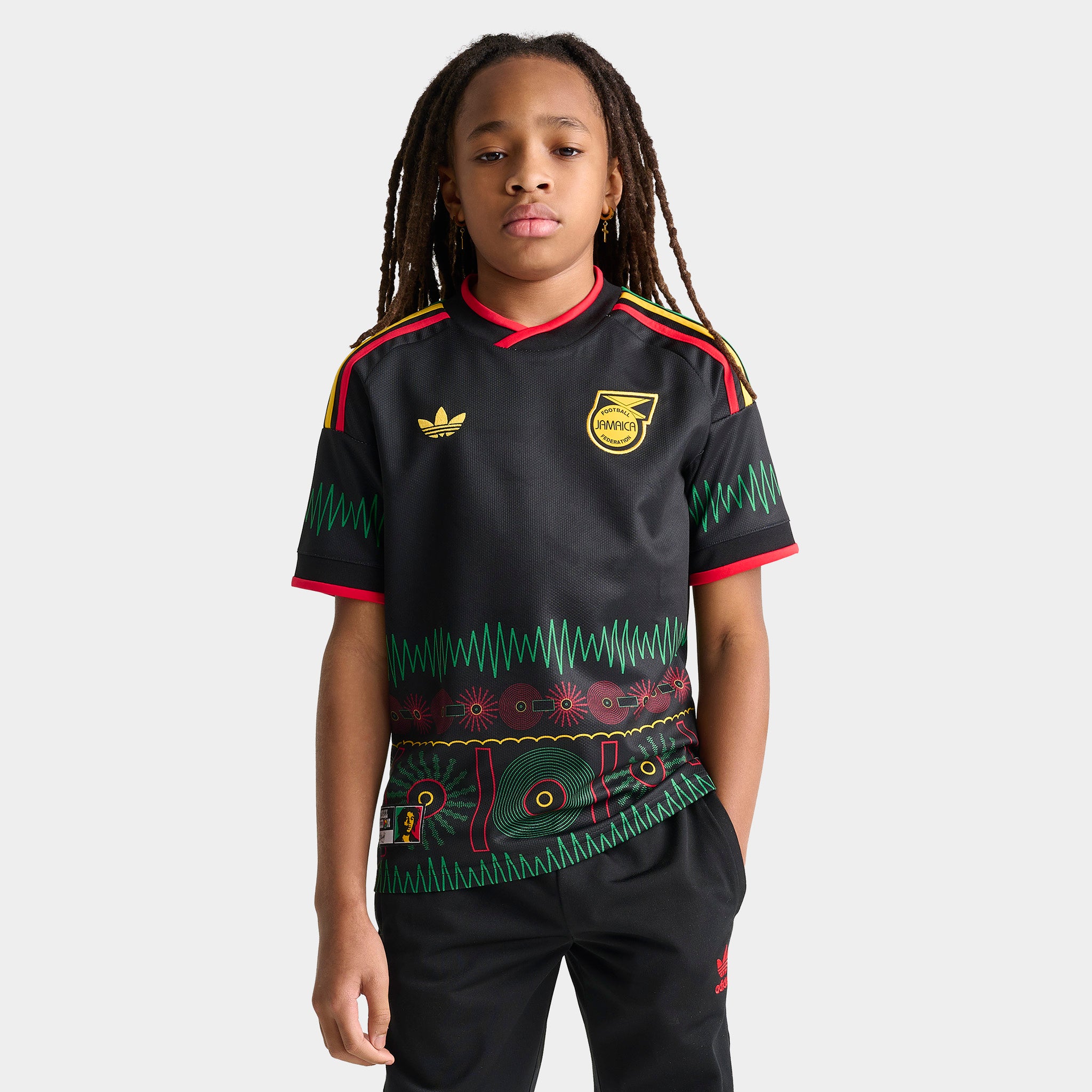 adidas Juniors' Jamaica Replica Away Jersey / Black – JD Sports