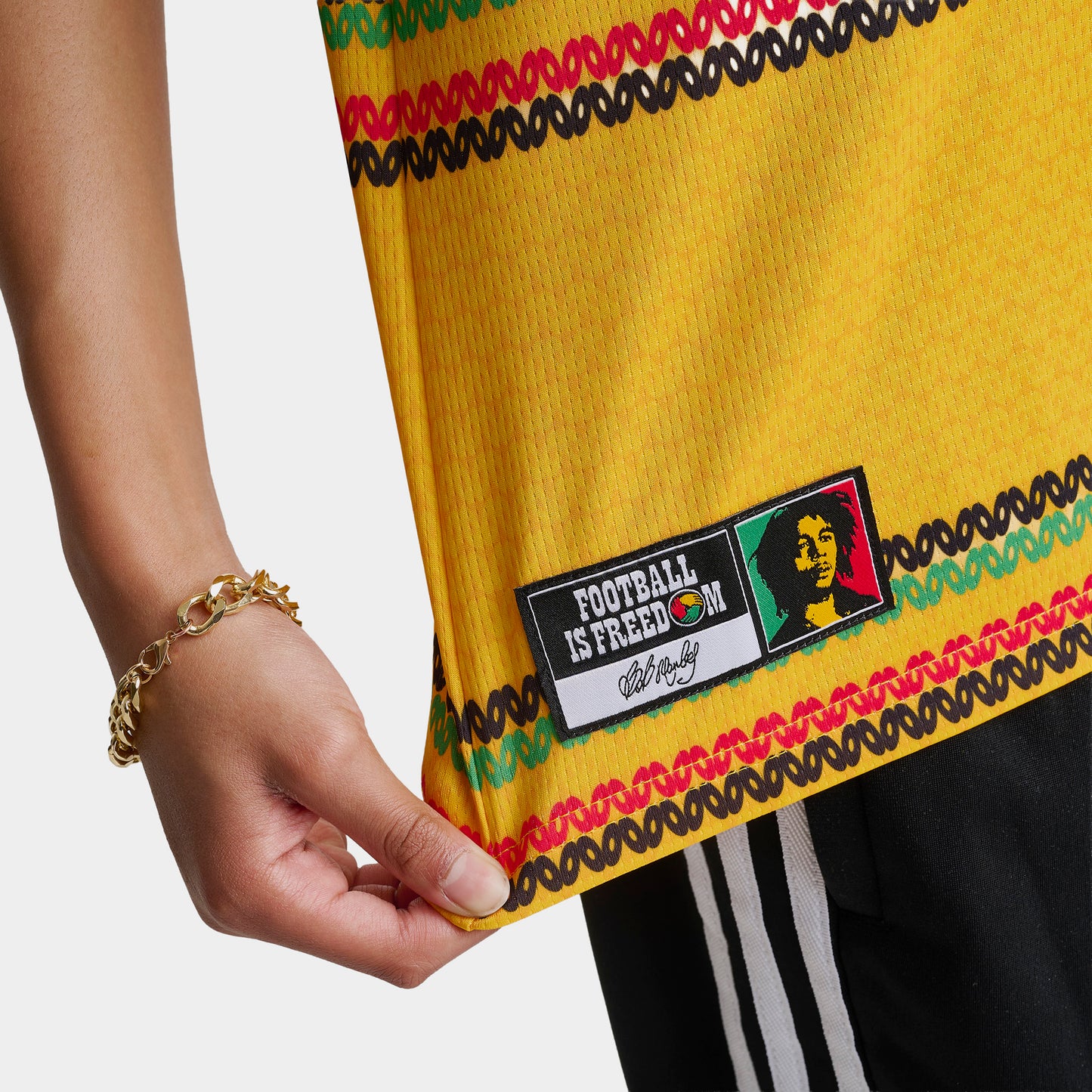  adidas Juniors Jamaïque Maillot Domicile Réplica / Jaune