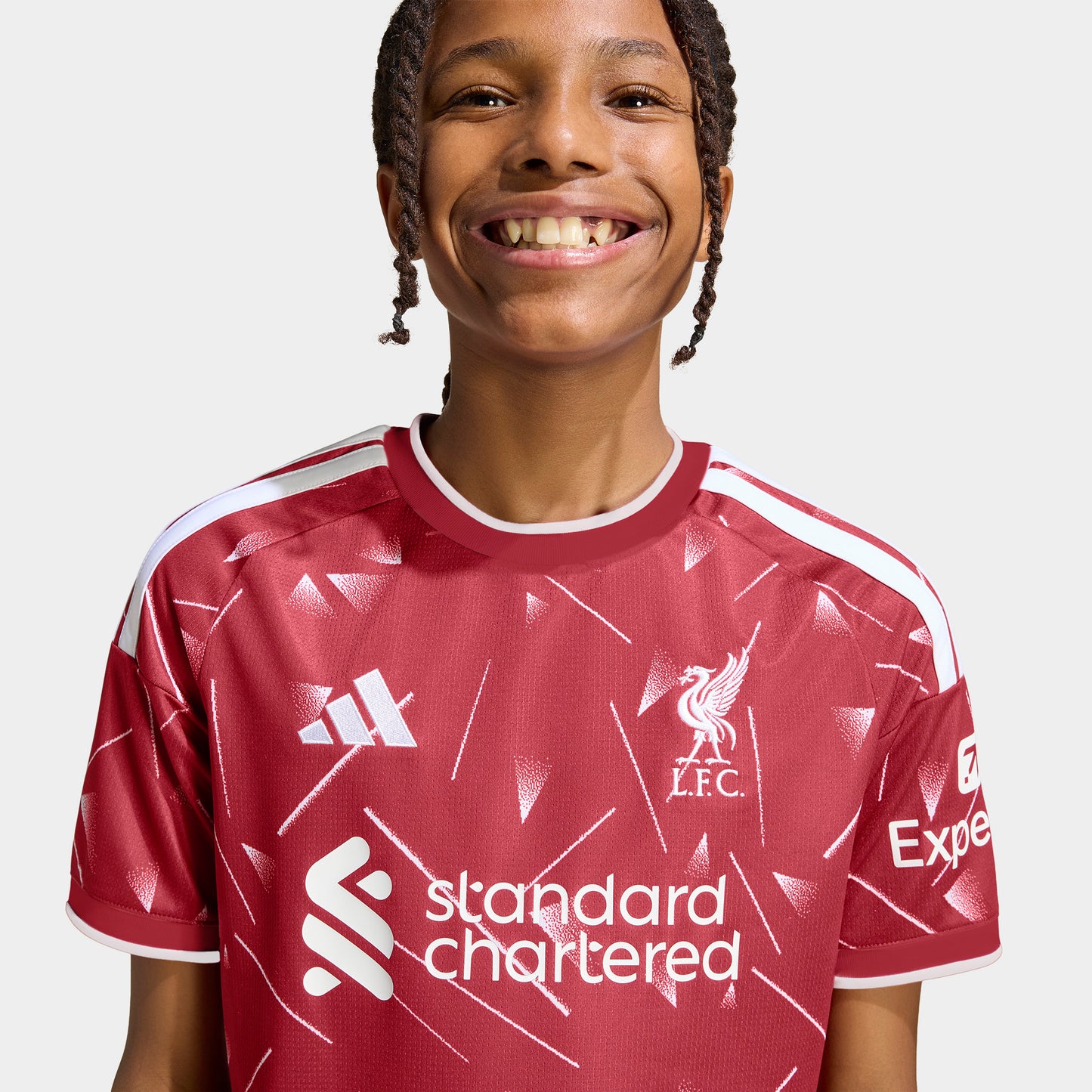  adidas Junior Maillot Domicile Liverpool / Rouge Actif