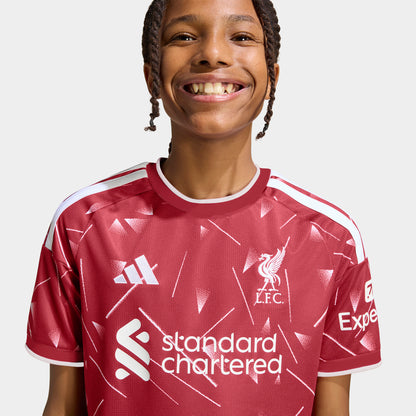  adidas Junior Maillot Domicile Liverpool / Rouge Actif