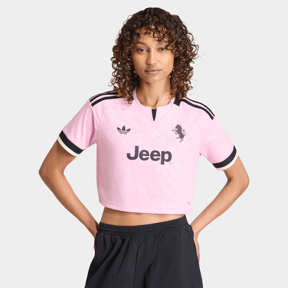adidas Women's Juventus 26/27 Away Cropped Jersey / True Pink