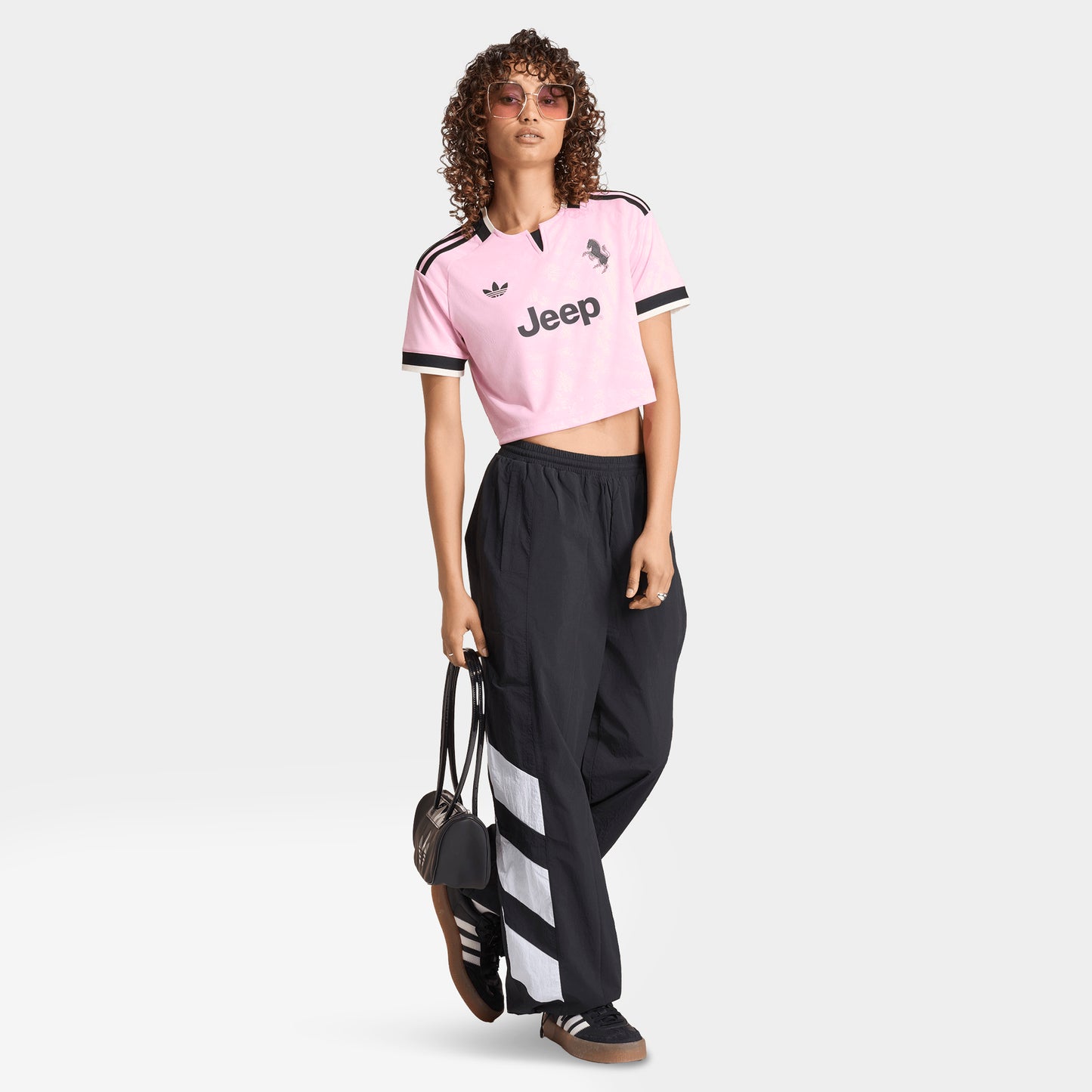 adidas Women's Juventus 26/27 Away Cropped Jersey / True Pink