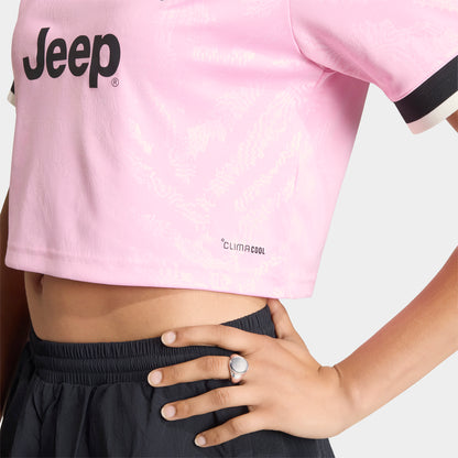 adidas Women's Juventus 26/27 Away Cropped Jersey / True Pink