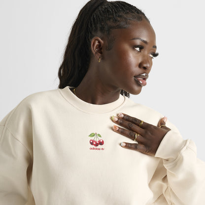 adidas Femme Crewneck Cerise / Blanc Merveilleux