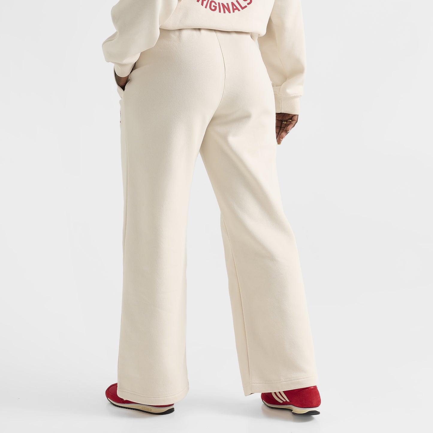 Adidas Women's Cherry Wide Leg Pant / Wonder White
