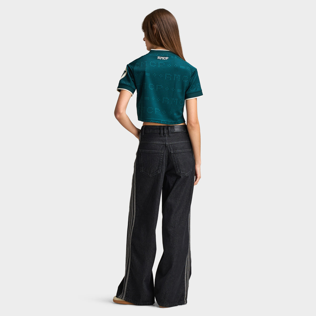 adidas Real Madrid 26/27 Third Cropped Jersey / Aurora Ivy
