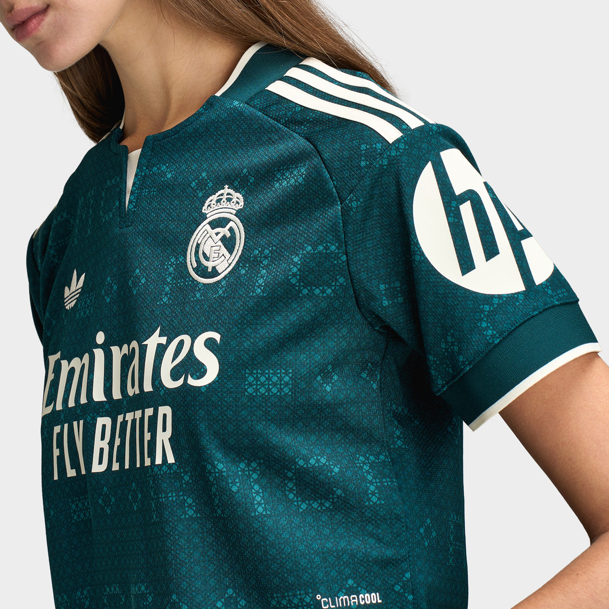 adidas Real Madrid 26/27 Third Cropped Jersey / Aurora Ivy