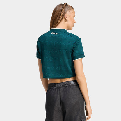 adidas Real Madrid 26/27 Third Cropped Jersey / Aurora Ivy