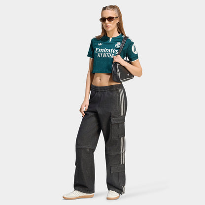 adidas Real Madrid 26/27 Third Cropped Jersey / Aurora Ivy