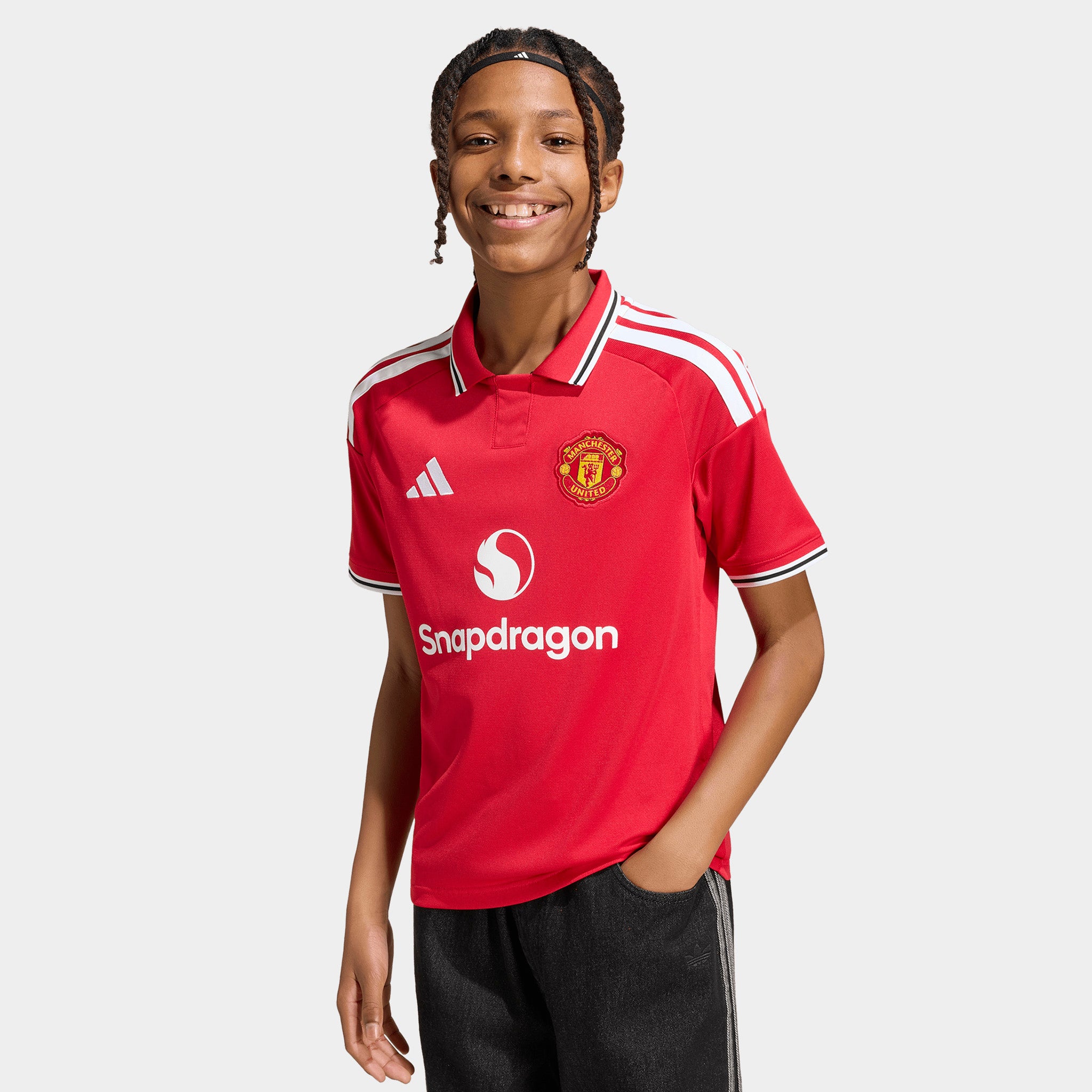 ウェア Manchester United adidas Juniors' Manchester United Home Jersey / MUFC Red – JD Sports