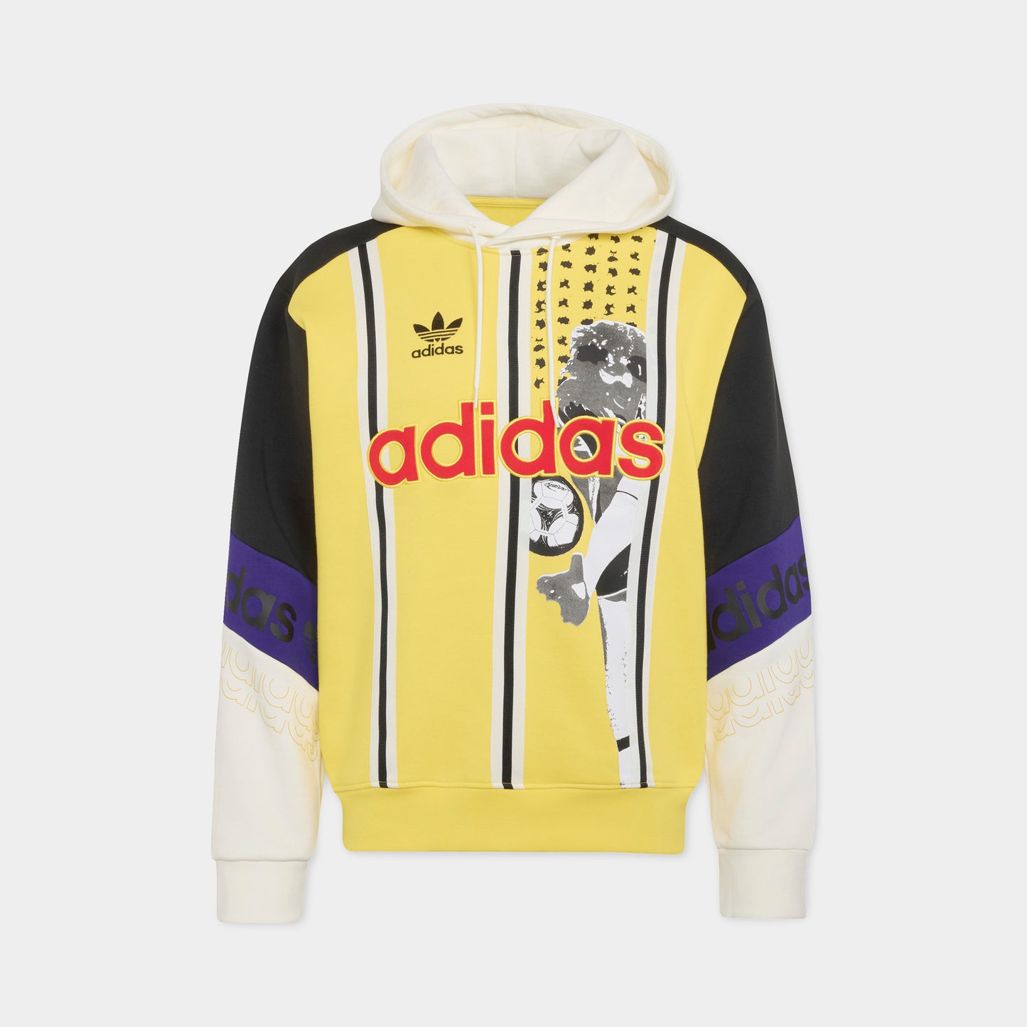 adidas Archive Football Chandail à capuche graphique / Jaune EQT