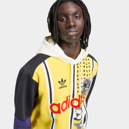 adidas Archive Football Chandail à capuche graphique / Jaune EQT
