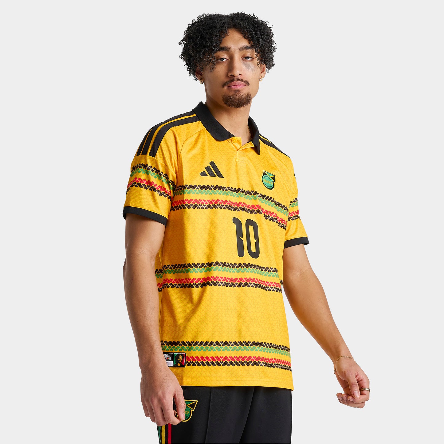 adidas JFF H JSY M10 (Jamaica) / Bold Gold