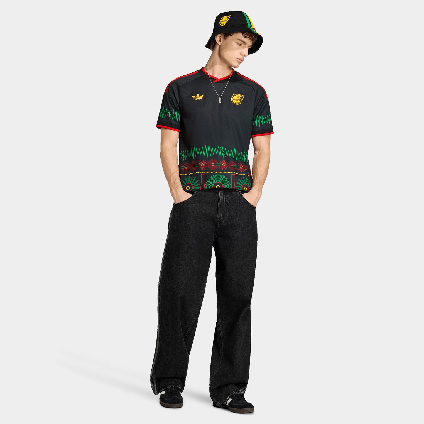 adidas Maillot JFF A M10 (Jamaïque) Extérieur / Noir
