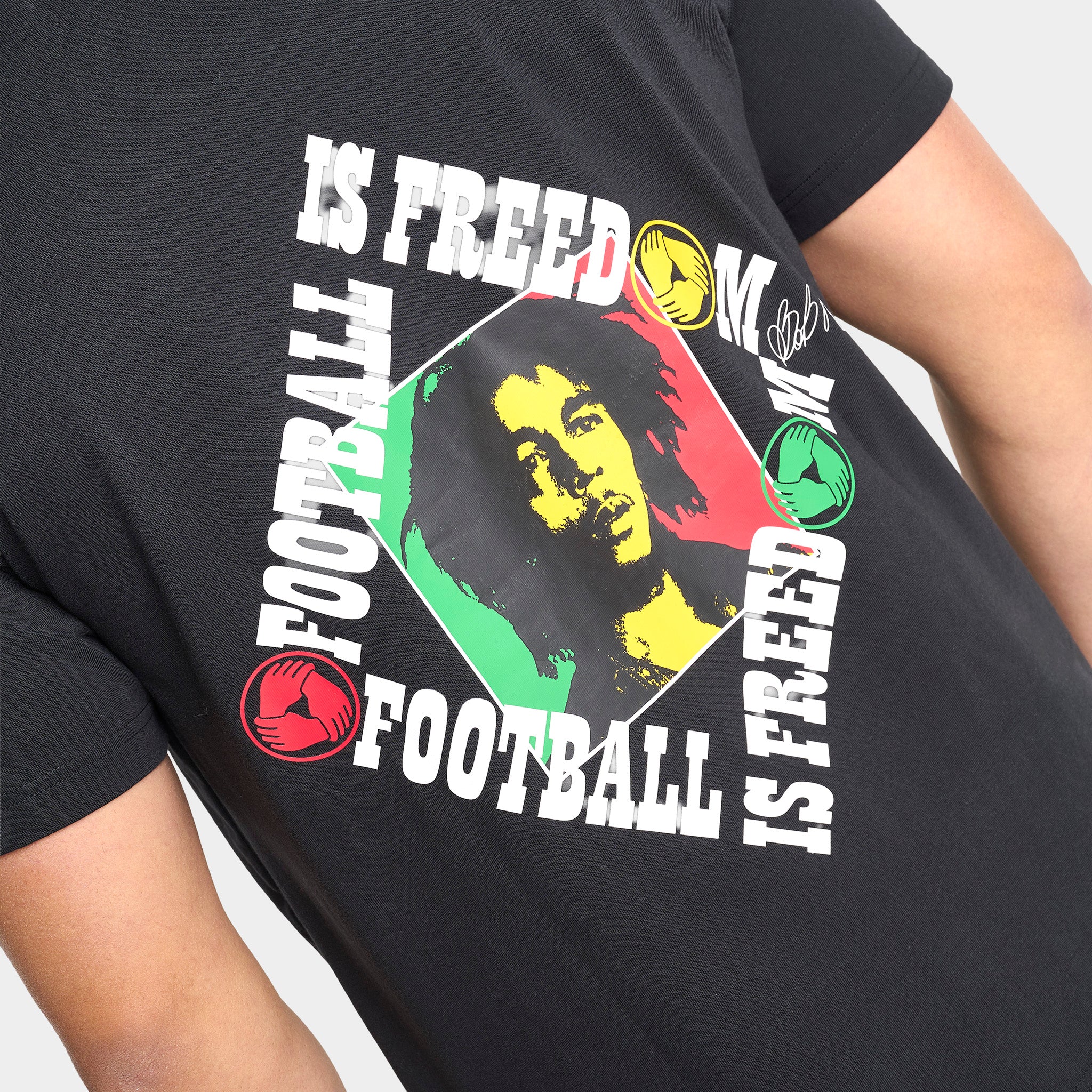 adidas Bob Marley Back Graphic Tee / Black – JD Sports