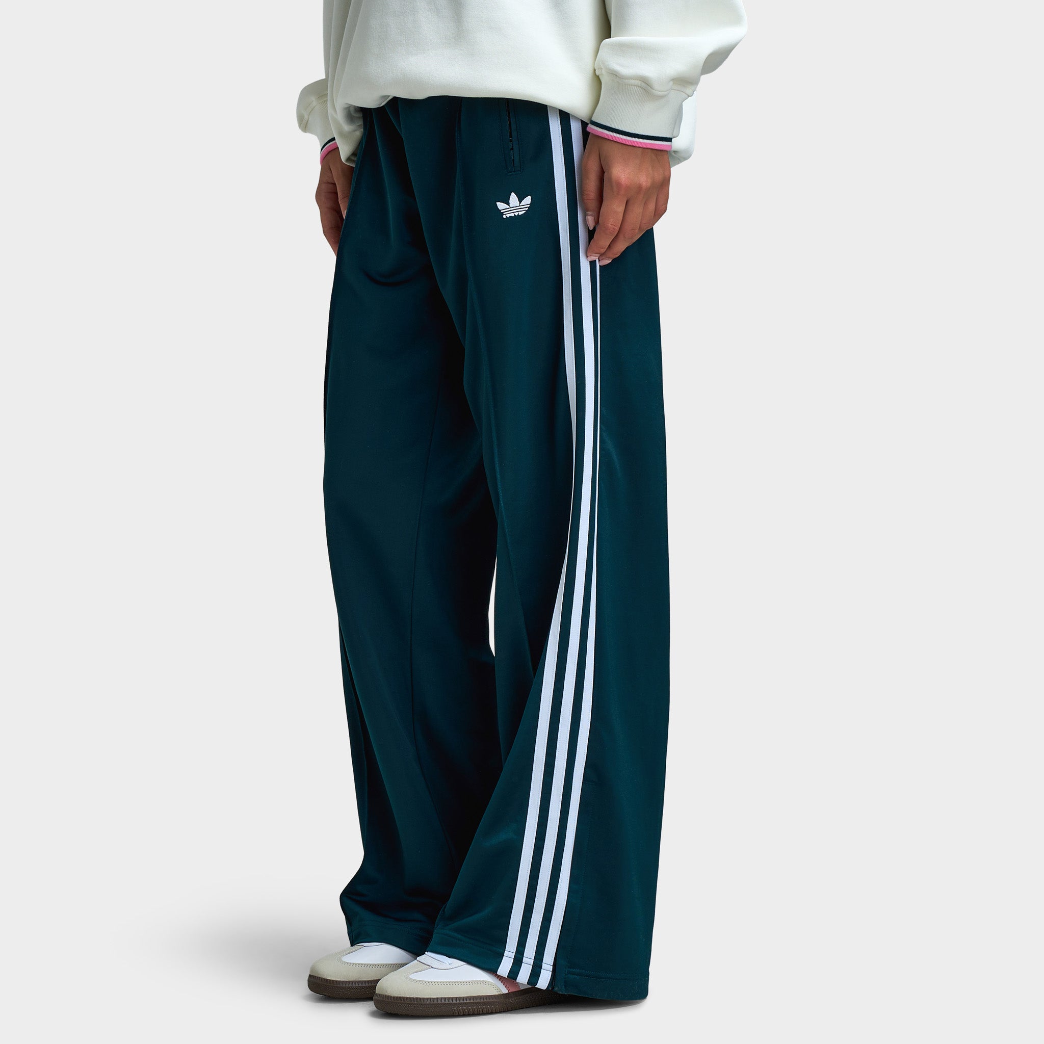 adidas Women's Adicolor Classic Firebird Loose Trackpants Aurora