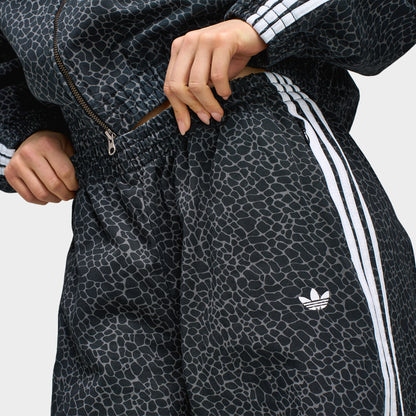 Adidas Women's Firebird Oversized AOP Denim Black / Grey Six