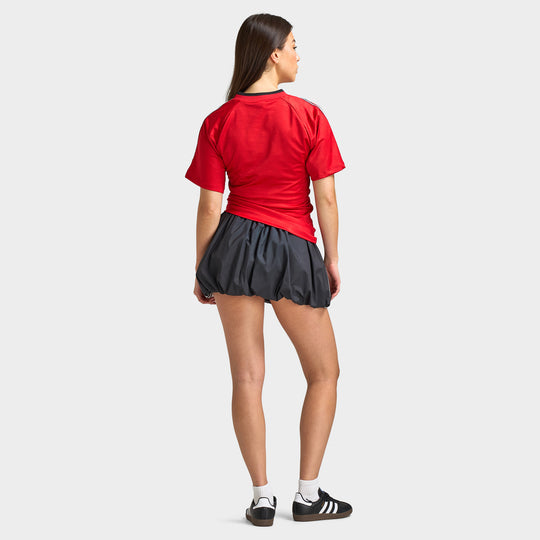 adidas femmes Maillot Rouched Foot / Rouge écarlate