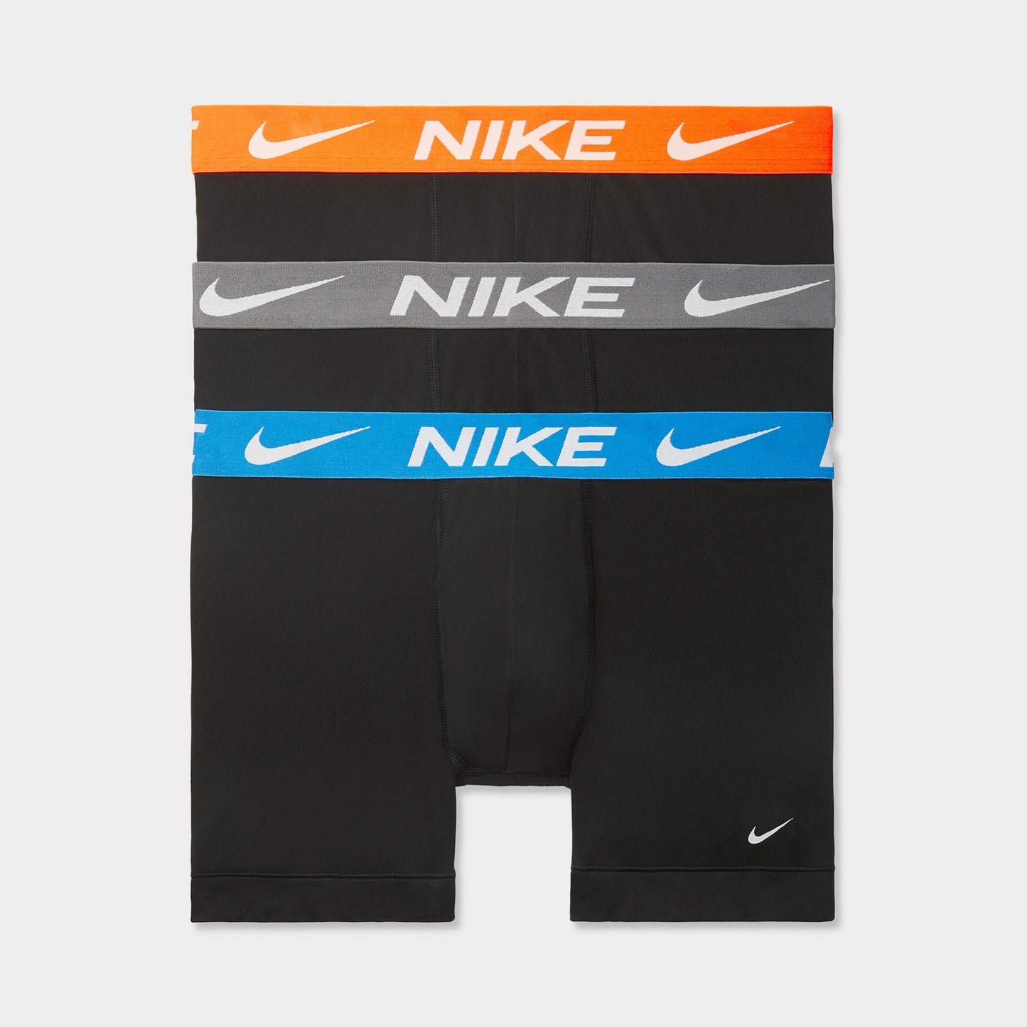 Nike Essential Boxers en Microfibre Stretch - 3 Paires Noir / Multicolore