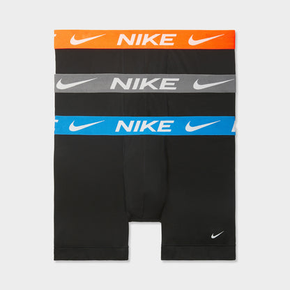 Nike Essential Boxers en Microfibre Stretch - 3 Paires Noir / Multicolore