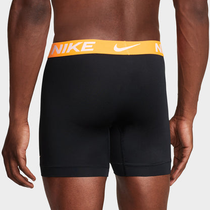Nike Essential Boxers en Microfibre Stretch - 3 Paires Noir / Multicolore