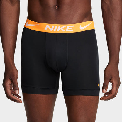 Nike Essential Boxers en Microfibre Stretch - 3 Paires Noir / Multicolore