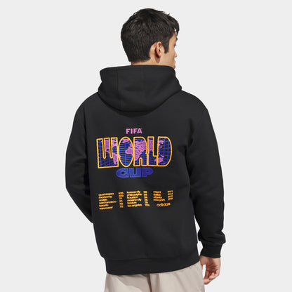 adidas World Cup 26 Tour Graphic Hoodie / Black
