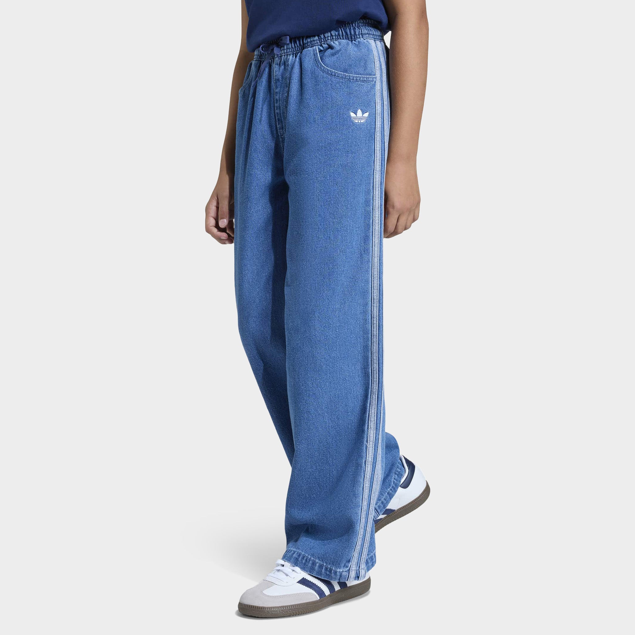 Adidas Juniors' Denim Wide Leg / Med Vintage Wash – JD Sports