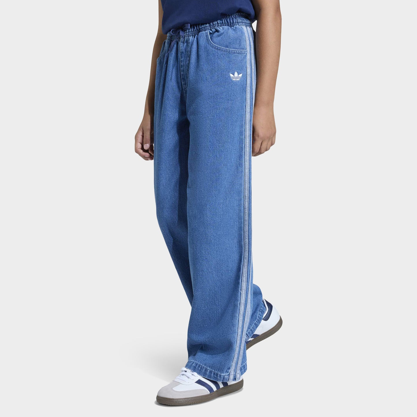 adidas Junior Denim Jambe Large / Med Vintage Wash 