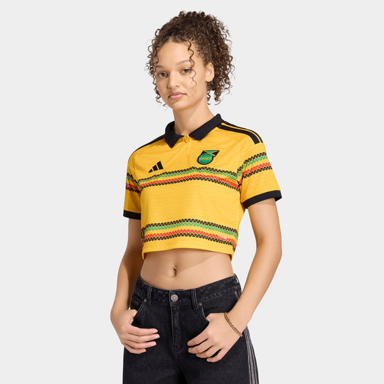 adidas Femmes Jamaica Maillot court / Jaune
