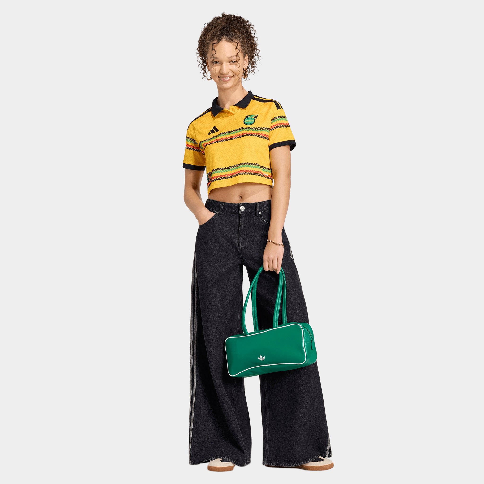 adidas Women's Jamaica Jersey Cropped / Yellow – JD Sports