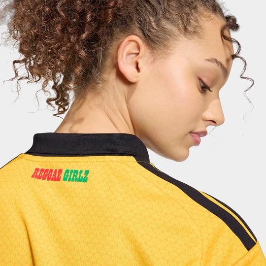 adidas Femmes Jamaica Maillot court / Jaune