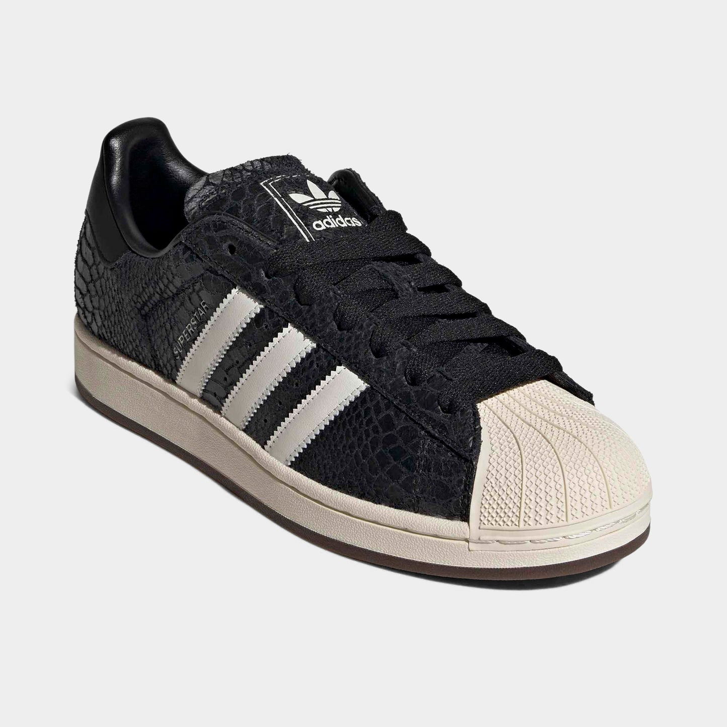 adidas Superstar Noir Carbone / Blanc - Blanc Crème