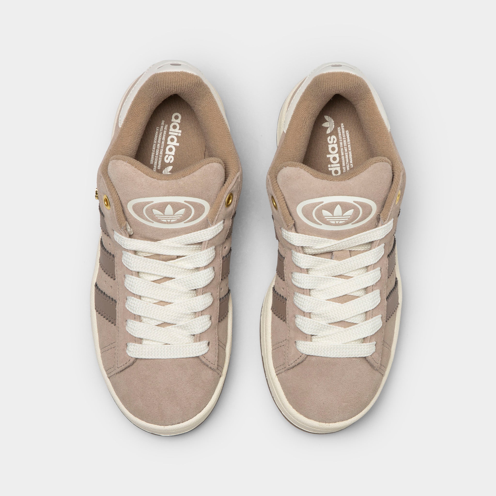 adidas Juniors' Campus 00s Trace Khaki / Chalky Brown - Off White