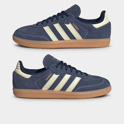adidas Juniors' Samba Night Indigo / Warm Vanilla - Gum