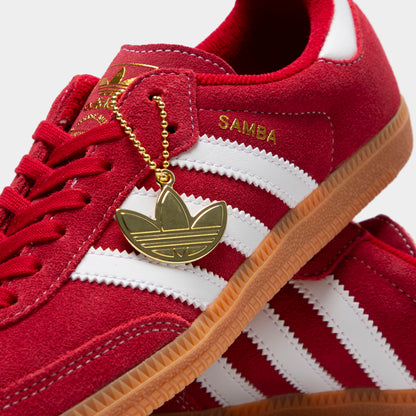 adidas Juniors' Samba Team Rouge Victoire / Blanc