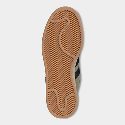 adidas Campus Silver Pebble / Core Black - Stone Khaki
